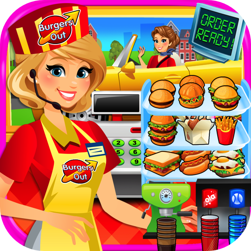 Drive Thru Simulator - Kids Mega City Fast Food Drive Thru, Diners & Burgers FREE