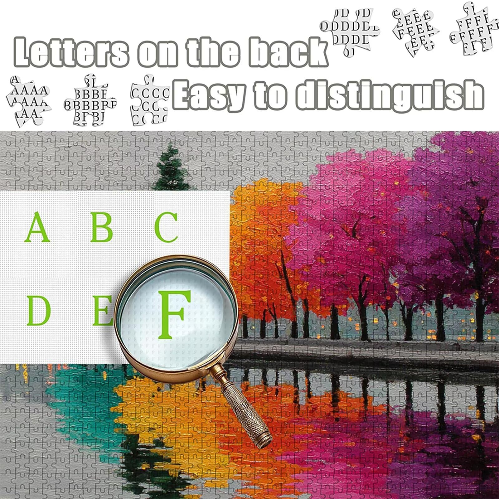 Kolorowe puzzle 3000 elementów dla dorosłych, drewniane puzzle 122 x 81 cm, gra edukacyjna dla dorosłych z wykwintnym pudełkiem, kolekcja relaksująca gra, letnia dekoracja pokoju, (krajobraz) M-1730