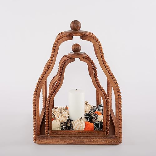 Miniatura 3 de Mud Pie Juego de 24 calabazas de otoño, multicolor, 2.5 x 2 pulgadas de diámetro, lona y algodón