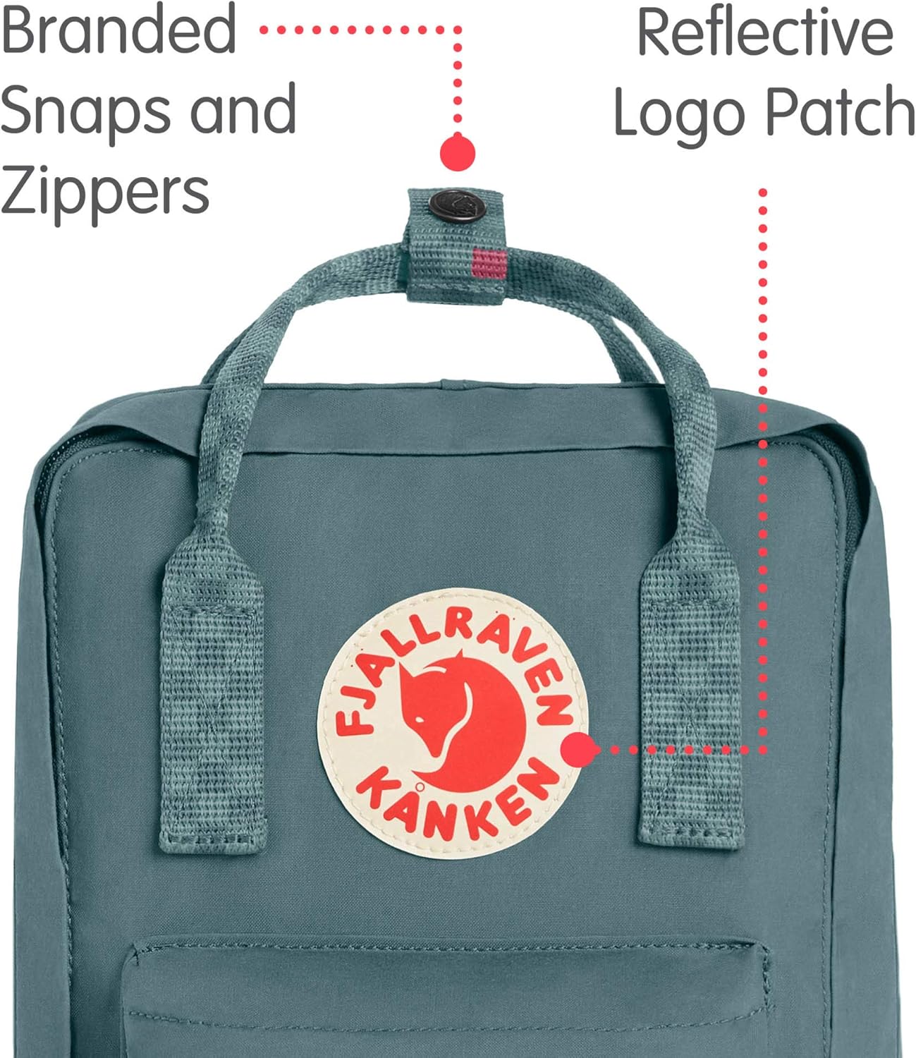 Fjallraven K¿nken Mini Frost Green/Chess Pattern One Size
