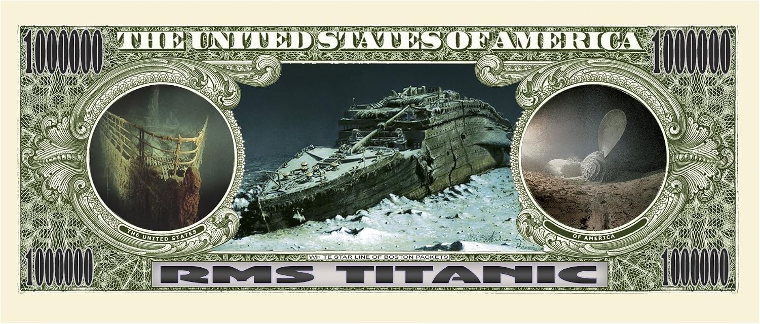 American Art Classics Titanic Novelty Money