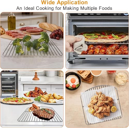 Miniatura 7 de Accesorios de horno tostador para encimera BLACK+DECKER Crisp 'N Bake Air Fryer Tostador Horno tostador, 12.4 x 12.2 pulgadas, acero inoxidable de