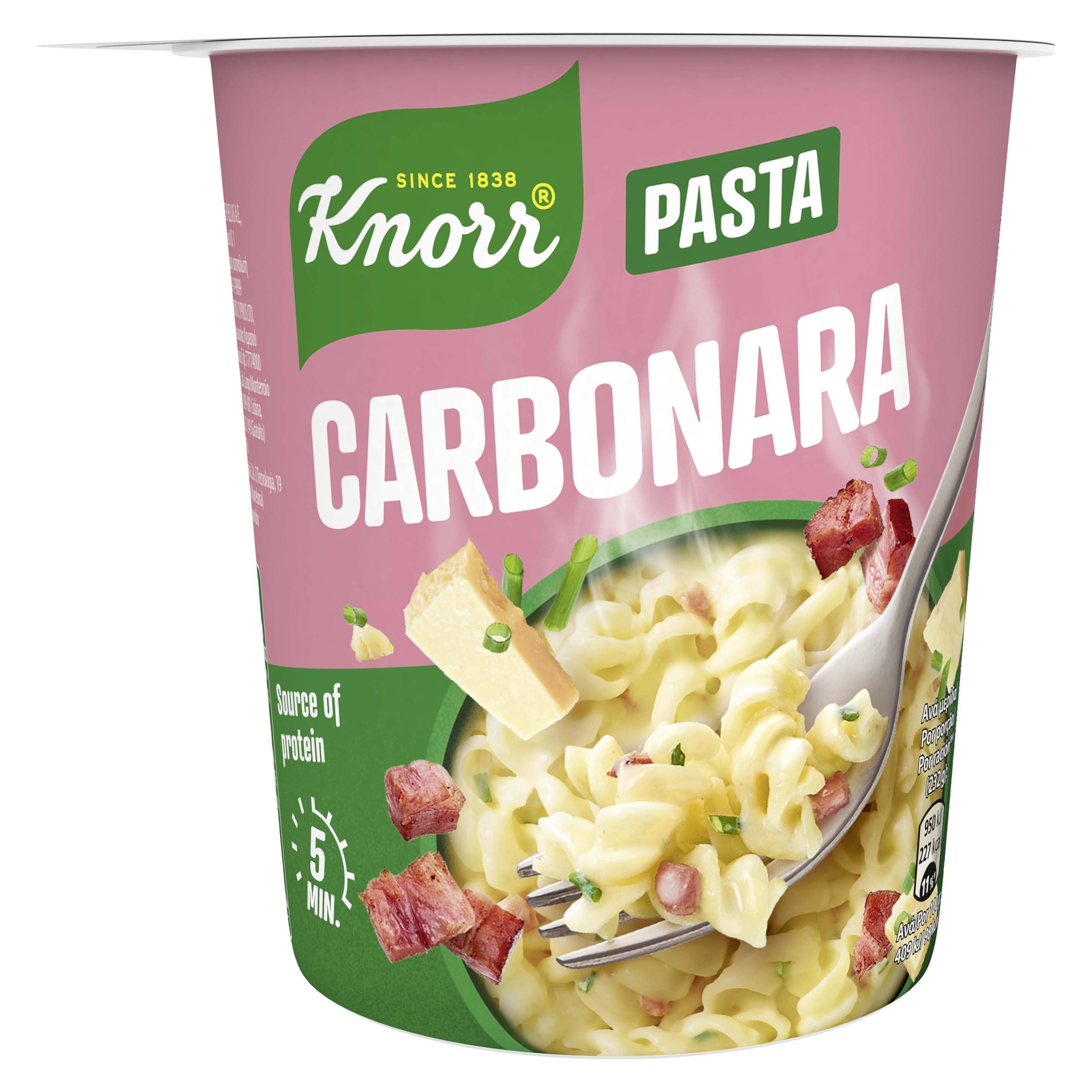 Knorr Pasta Pot Salsa Carbonara 55g X 8