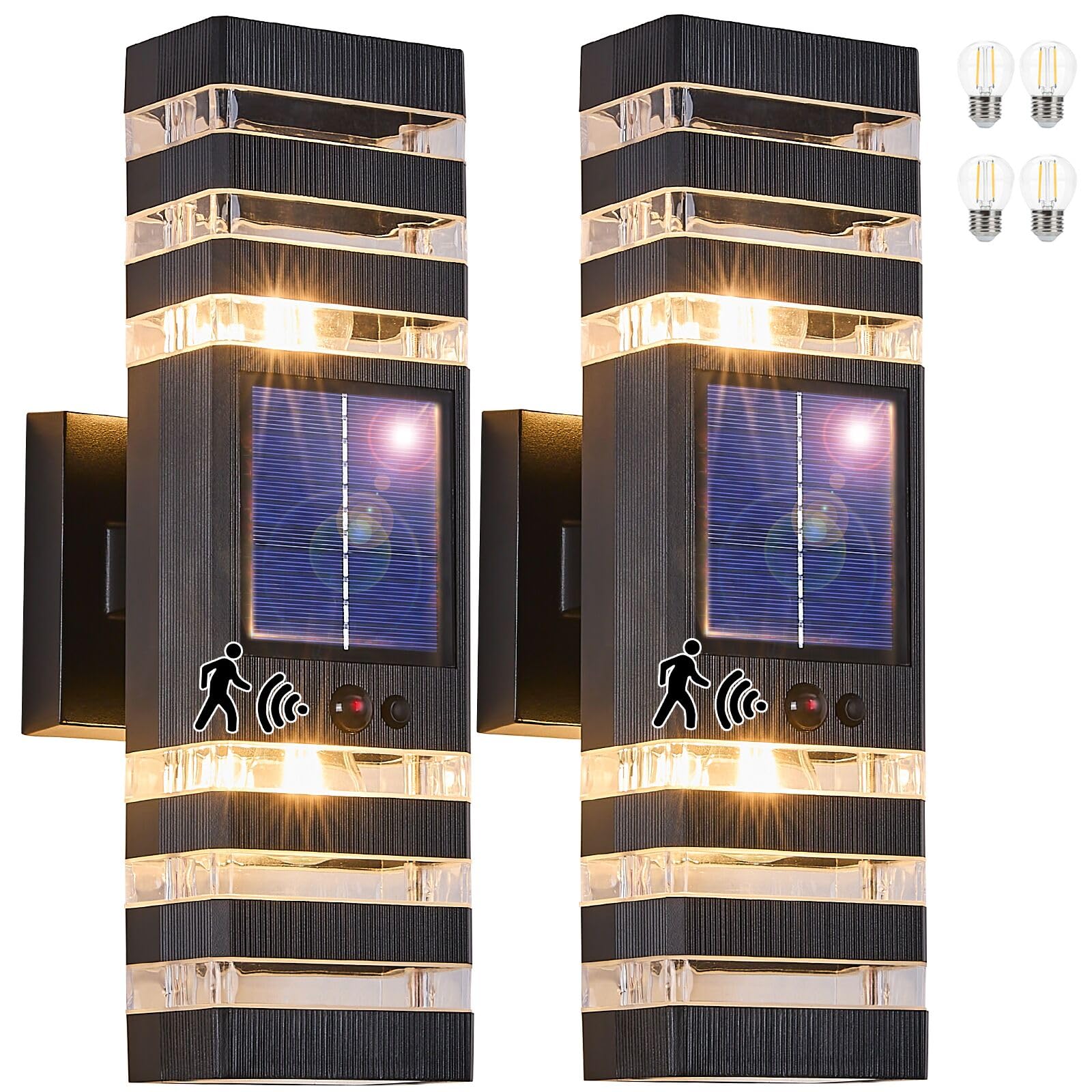 Delicavy Solar Sconce