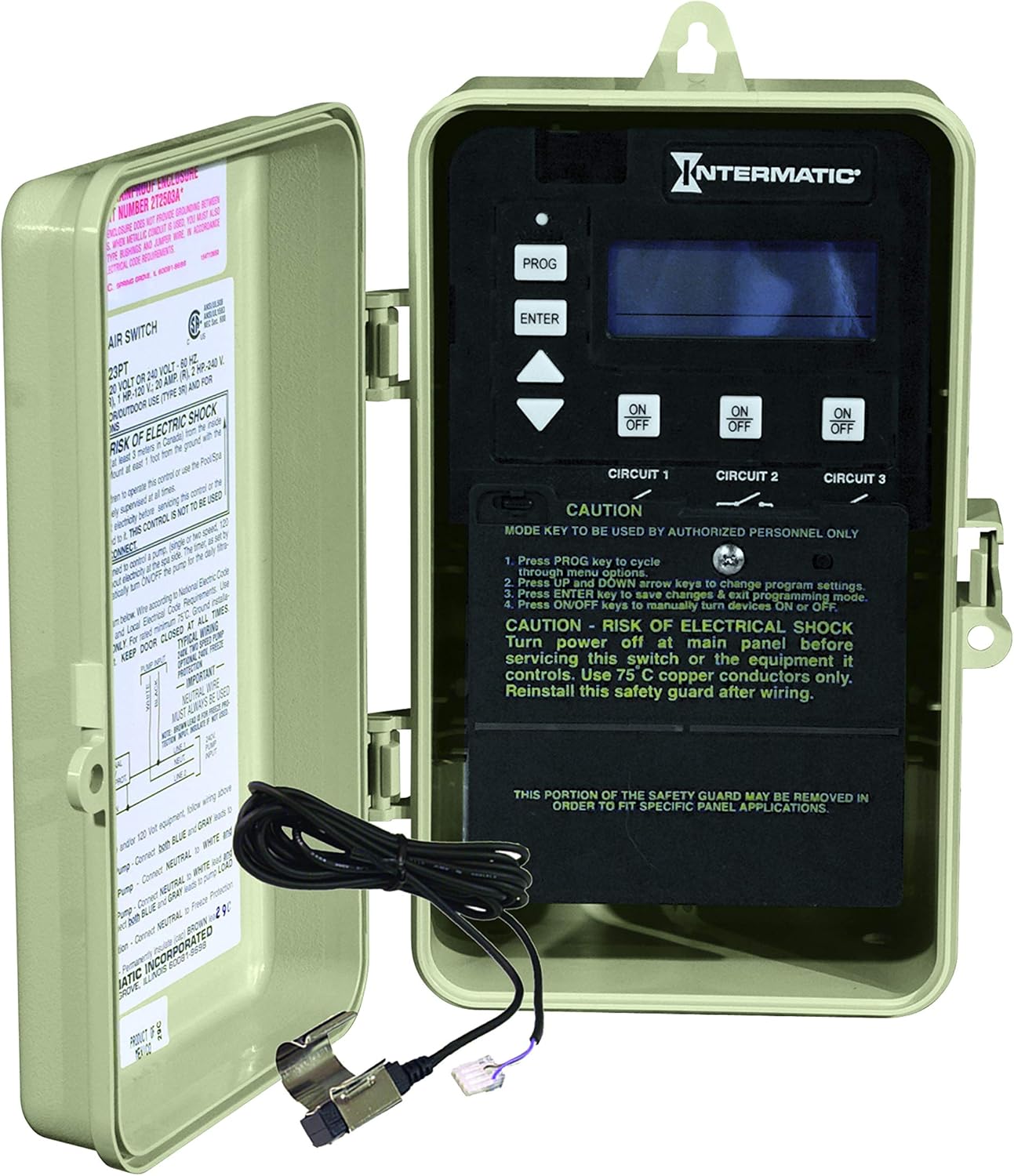 Best Cyber Deals 🔥 Intermatic PE153PF Three Circuit Digital Time Switch with Freeze Protection Outdoor Enclosure , Beige Up To 40% OFF Intermatic PE153PF Three Circuit Digital Time Switch with Freeze Protection Outdoor Enclosure , Beige