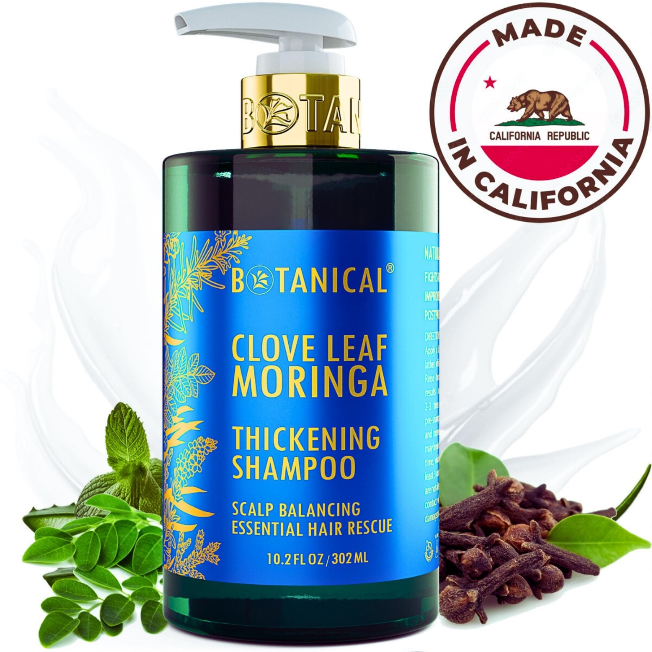 Amazon.com: Botanical Hair Growth Moringa Shampoo With Saw
