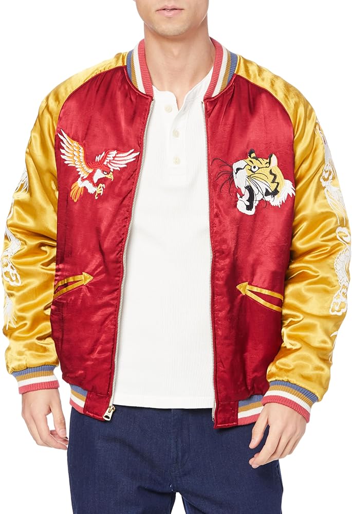 ヒューストン RAYON SOUVENIR JACKET QUILTING RAYON SOUVENIR JACKET (MAP) ｜ HOUSTON-BOOK