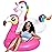 JOYIN 2-Pack Flamingo Unicorn Pool Float - Fun Floaties Inflatable Swimming Pool Tubes Toys Party Decorations, Summer Vacation Lake Beach Floaty Swim Rings Raft Lounger for Adults & Kids