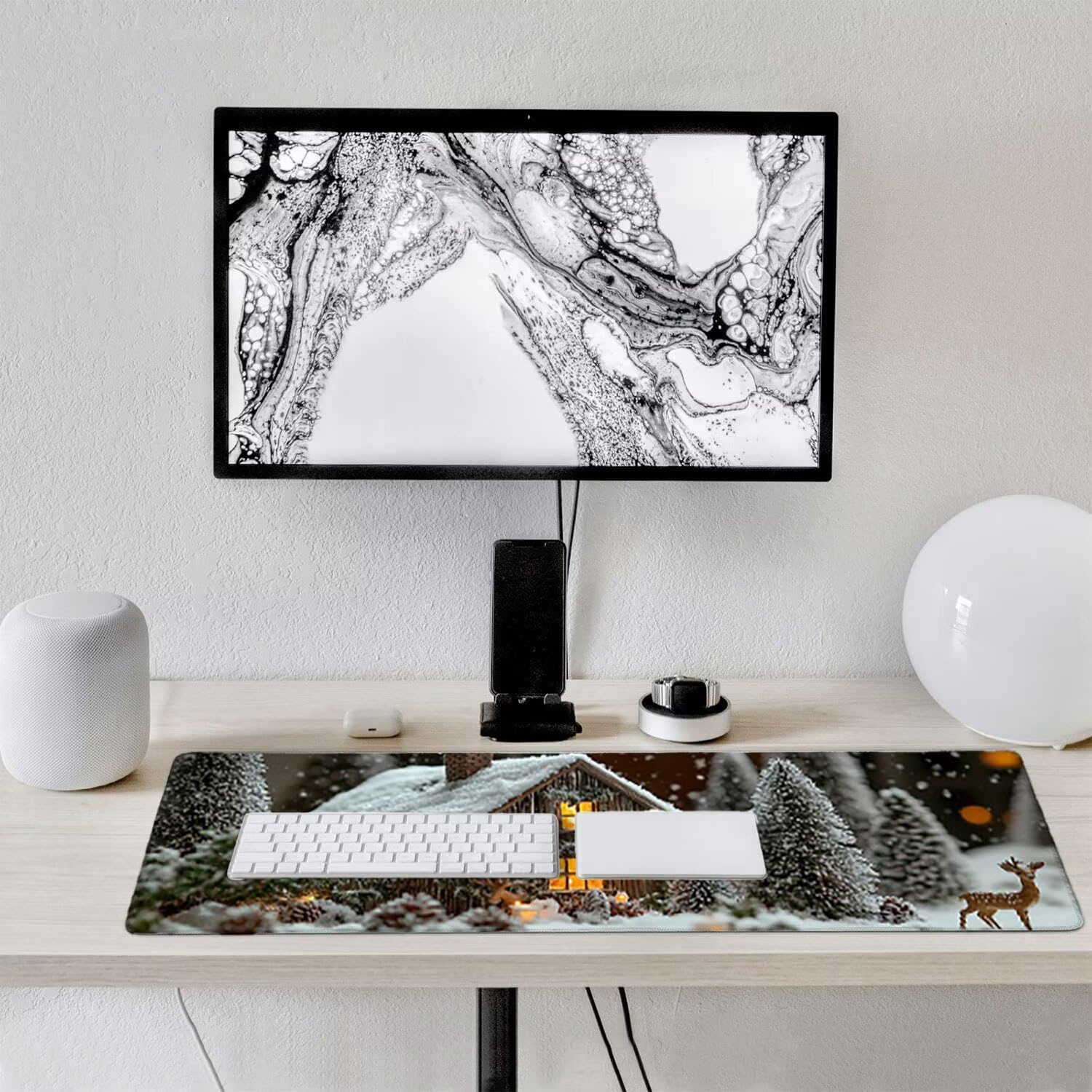 Podkładka pod mysz do gier, 1400 x 600 mm XXL Podkładka pod mysz do gier, duża, antypoślizgowa wodoodporna, rozszerzona długa podkładka pod mysz do klawiatury XXL, akcesoria biurowe, do gier