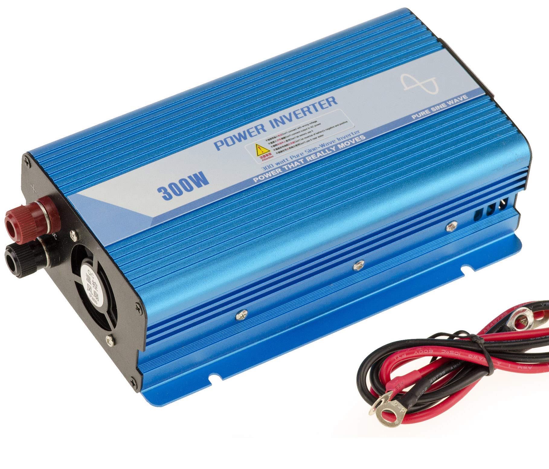 KALEA-INFORMATIQUE Convertidor de tensión de Entrada 12V a 220V con Onda Pur Sinus. Potencia Continua 300 Watts, Potencia Pico 600W