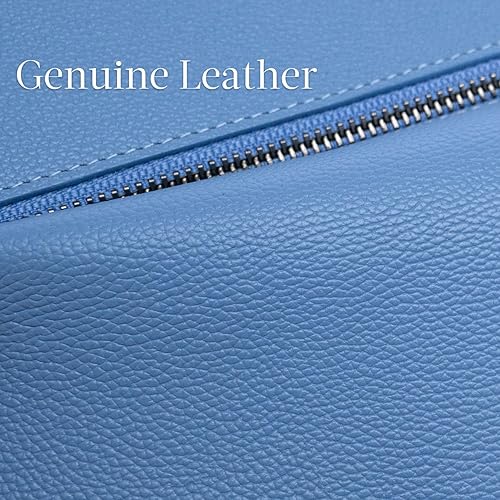 Miniatura 6 de Bveyzi Billeteras de cuero ultrafino con bloqueo RFID para tarjetas de crédito, billetera plegable para mujer