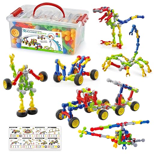 Building Toys for Kids Ages 4-8, STEM Toys for 3 4 5 6 7+ Year Old Boy Gift