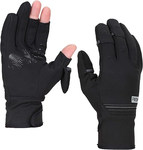FRDM Guantes híbridos convertibles resistentes al viento, pantalla táctil, fotografía, senderismo, ciclismo, actividades al aire libre, para hombres disponible en Yaxa Peru