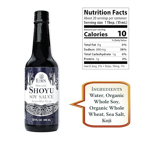 Miniatura 2 de Eden Alimentos Salsa Soja Shoyu Orgánica, 10 oz