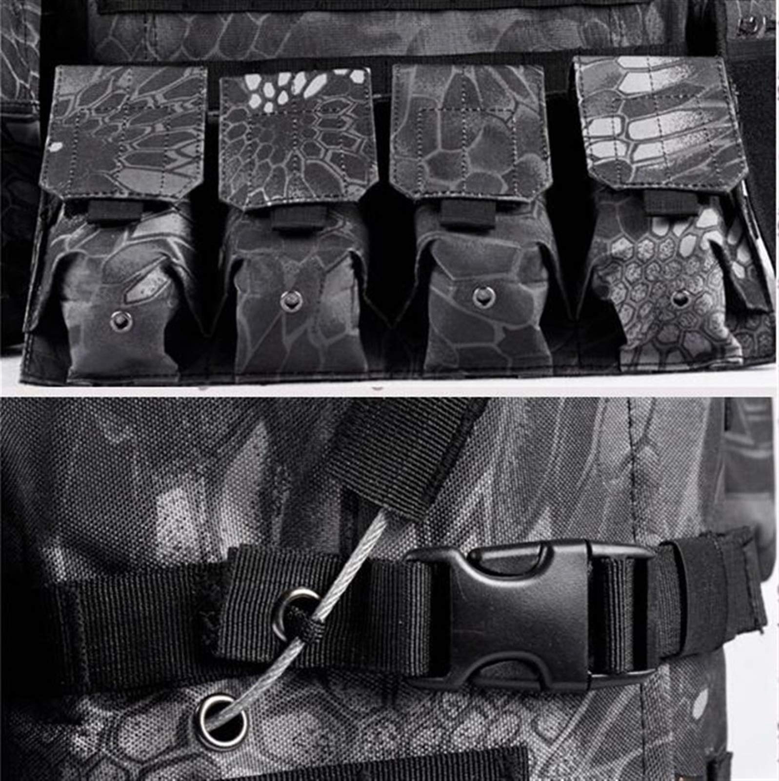 HXSZWJJ Militärweste Tactical Kampfweste Armee Angriffs-Ausrüstung Outdoor-Bekleidung Jagd Camouflage-Weste