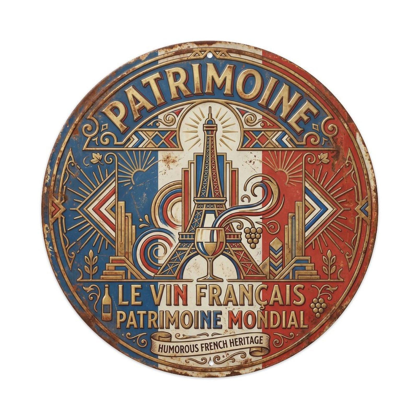 Heritage Humorous Bistro Heritage Metal Tin Sign