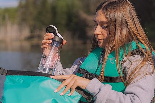 Miniatura 5 de Pelican - Bolsa seca Exocool Cooler - Rollo plegable portátil de lados suaves - Aislamiento impermeable a prueba de fugas para kayak, senderismo,