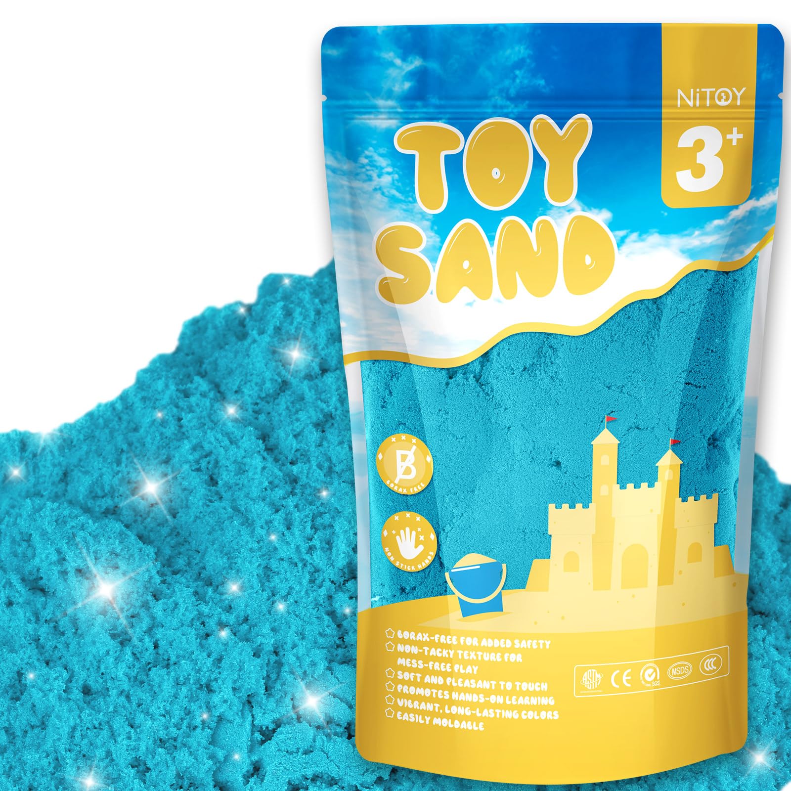 Kit Play Sand, Neve Dies Out-Fun Fo Yeas And Up Kids