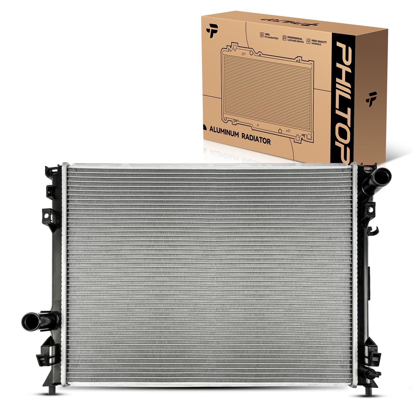 PHILTOP CU2766 Core Radiator Compatible with 2005-2008 300, 2006-2008 Charger, 2005-2008 Magnum, 2008 Challenger
