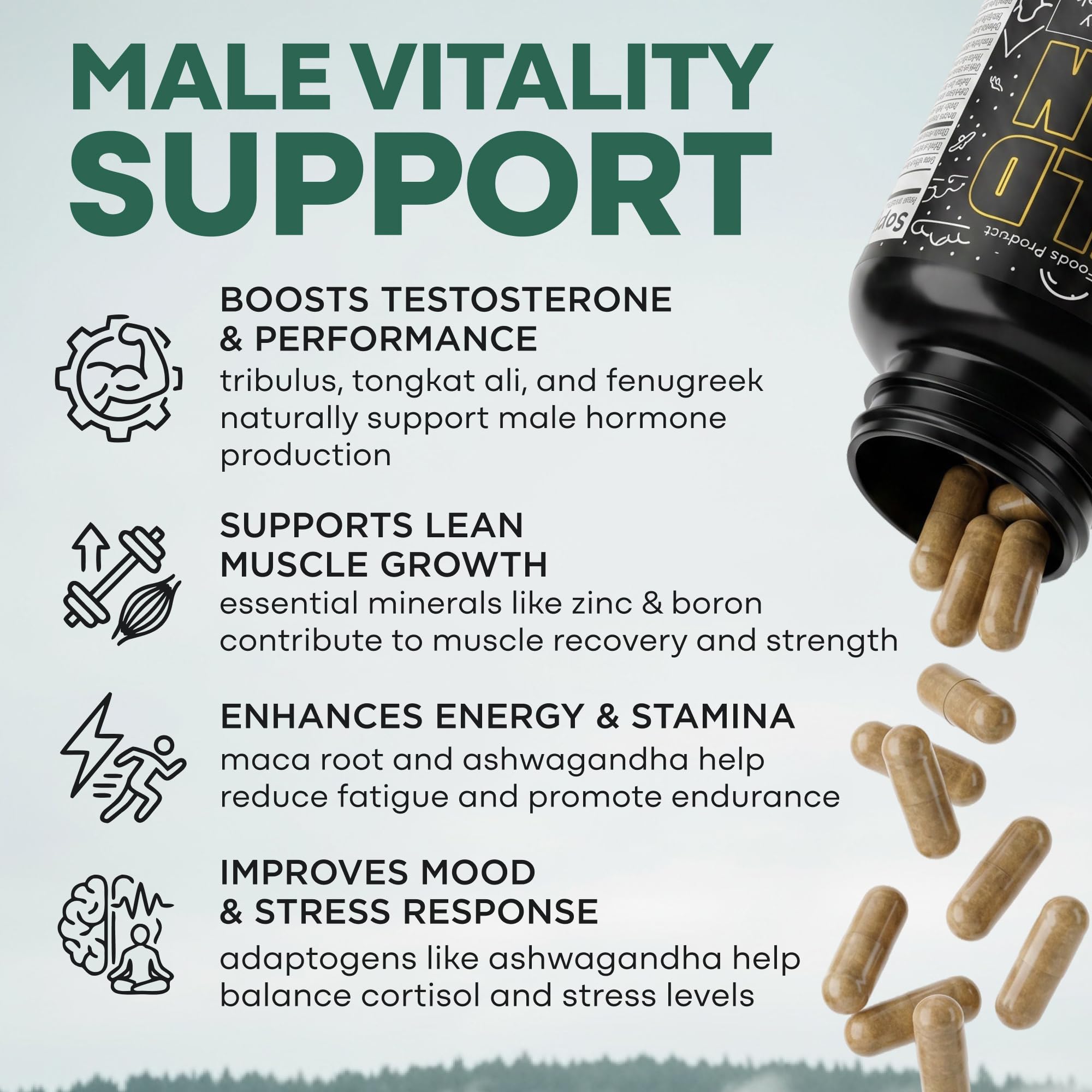 Wild Foods Herbal Stack for Man — Amazon image 2