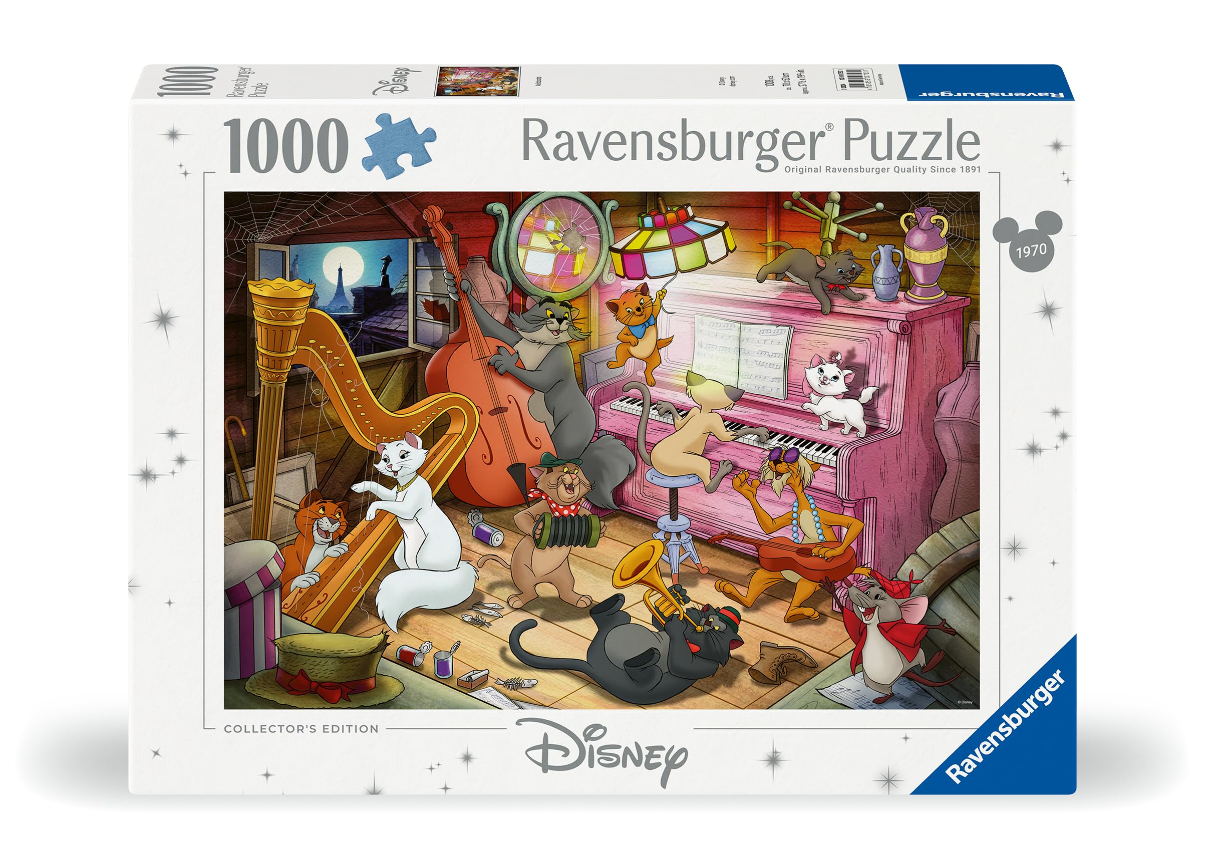 Ravensburger Disney Collector's Edition Aristocats 1000 Piece Jigsaw Puzzles for Adults and Kids Age 12 Years Up - Image 2