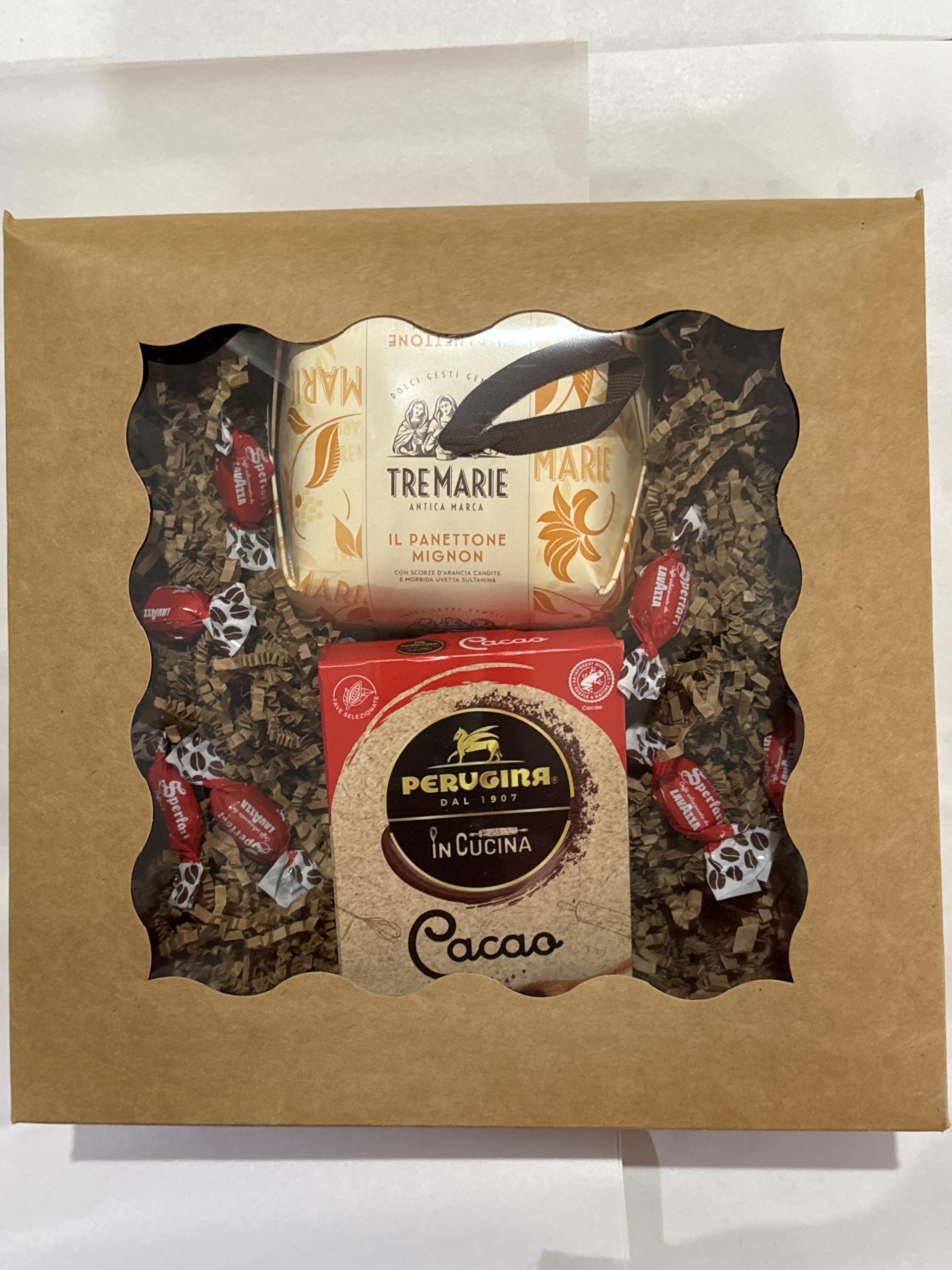 Italian Tre Marie Panettone, Perugina Cacao