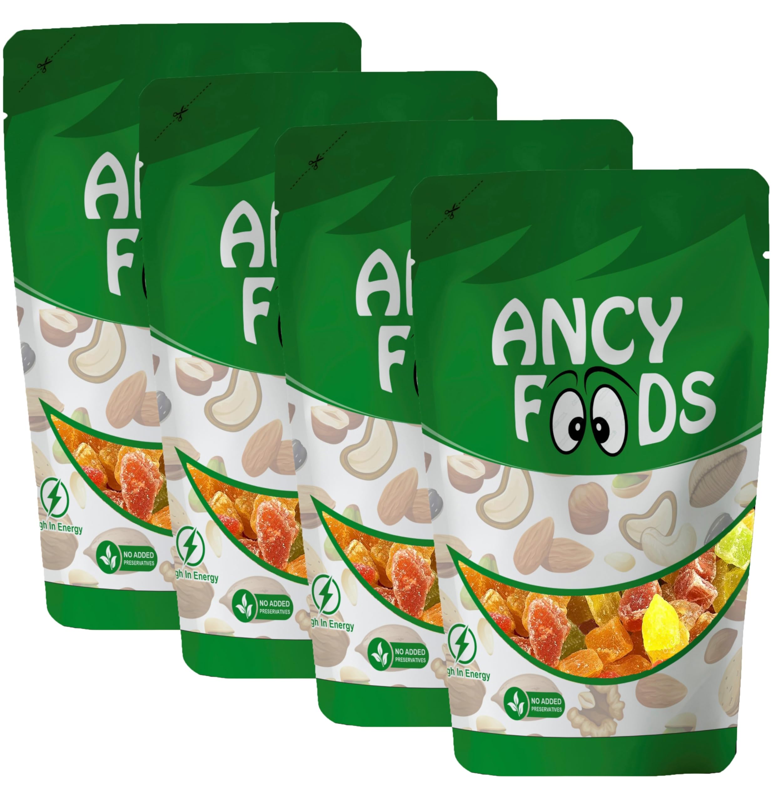Ancy Dried Mix Fruits 800 Grams (200gm X 4) – Sweet, Tasty and Chewy Mixed Texture of Kiwi, Mango, Pineapple, Papaya & More – Rich in Fiber & Antioxidants | No Added Sugar – Energizing Fruit Snack for Hiking Enthusiasts, Learning Kids & Cooking Friendly Moms | Dried Fruit Cocktail | Vegan, Tropical Fruit Medley | Mix Dried Berries-image-15