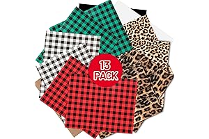 HTVRONT Buffalo Plaid HTV 13 Sheets