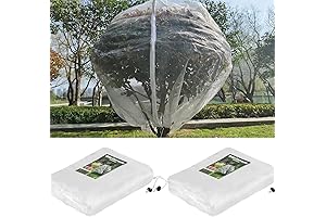 Tree Fruit Protector from Birds and Insects: Premium Zip-Up Fruit Catcher Nets