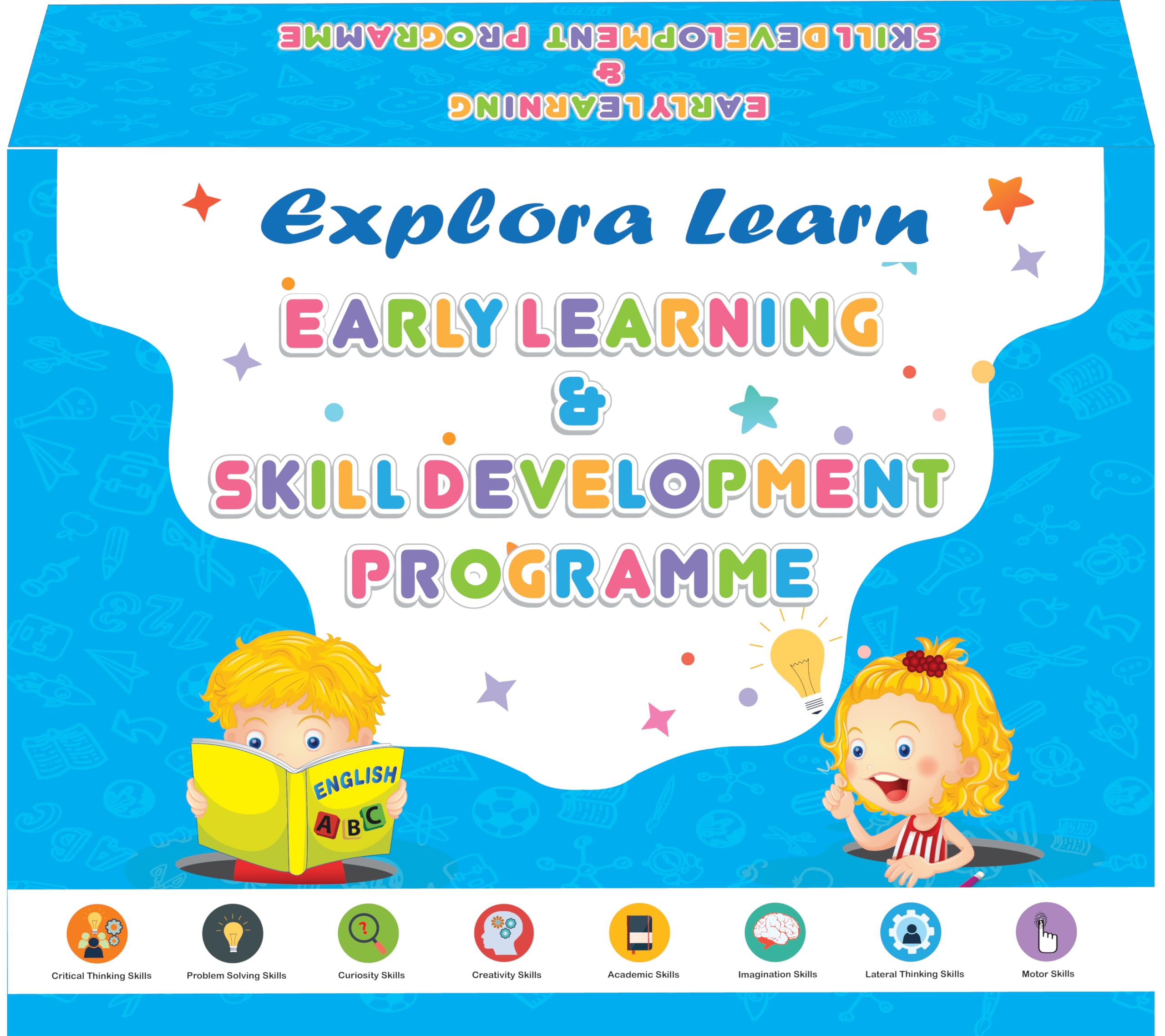 Exploralearn Complete Phonics and Reading Kit for 3 to 6 Yrs Old Boy and Girl with Over 200 Wooden Tokens, 250 Activities, 60+ Stories and Step by Step Easy Guidance