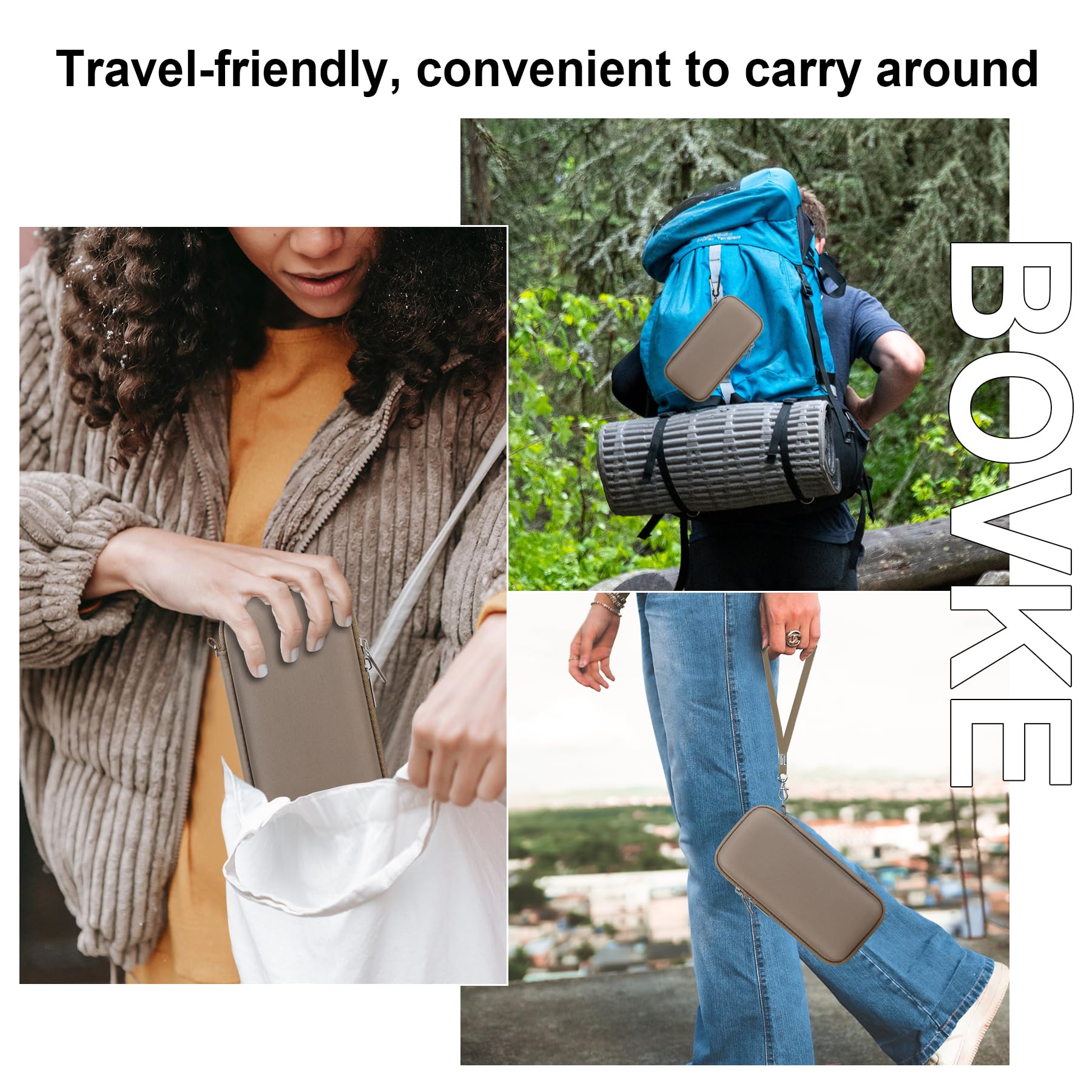 Funda Para Cronógrafo Garmin Xero C1 Pro, Cronógrafo De Tiro De Rango, Organizador De Viaje De Precisión Balística, Soporte De Almacenamiento Con Cable De Bolsillo De Malla, Cargador Portátil (solo