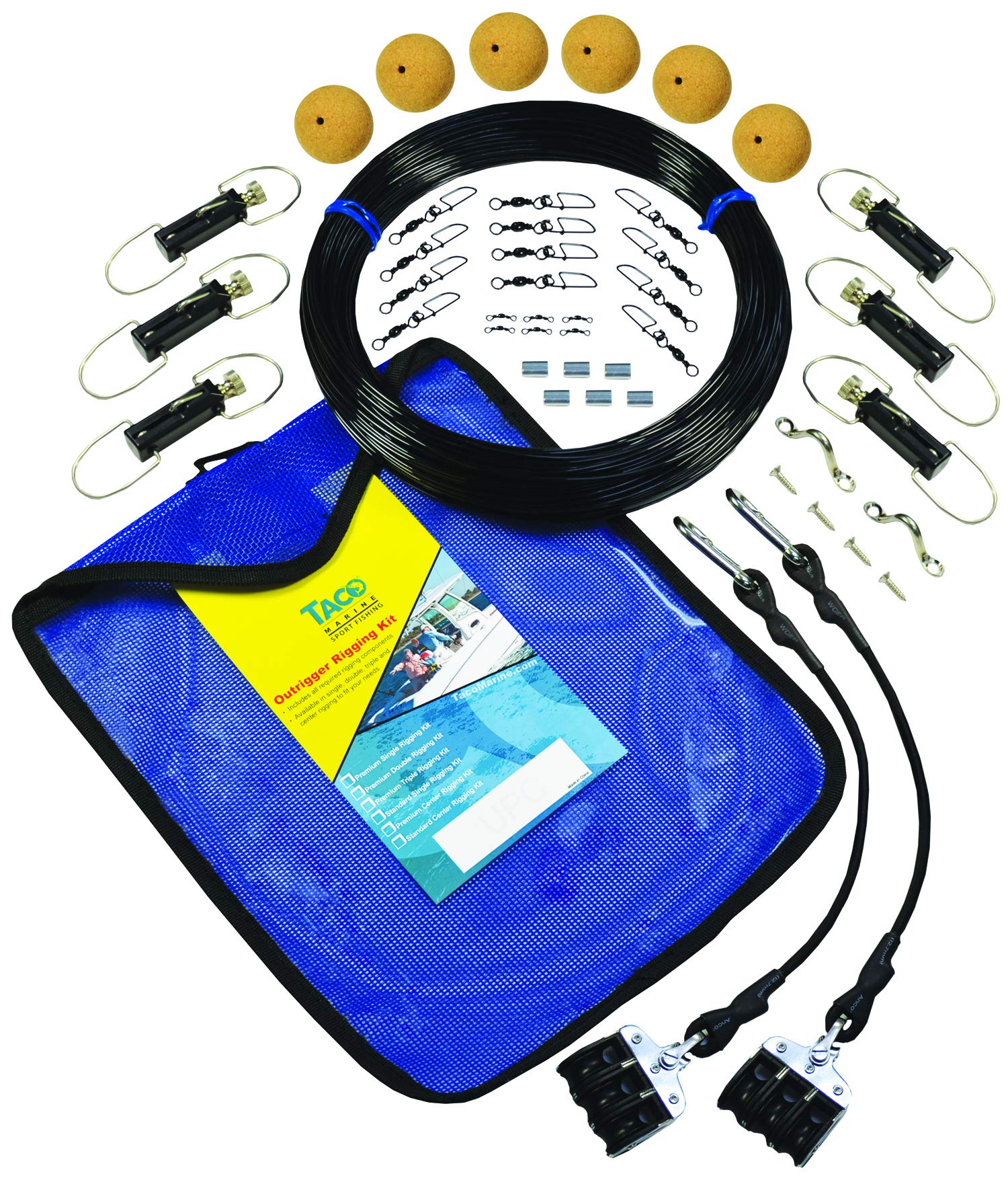 TACO Marine RK-0003MP Premium Triple Mono Rigging Kit