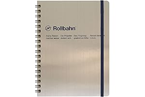 Rollbahn Memo Metallic L Silver Pocket