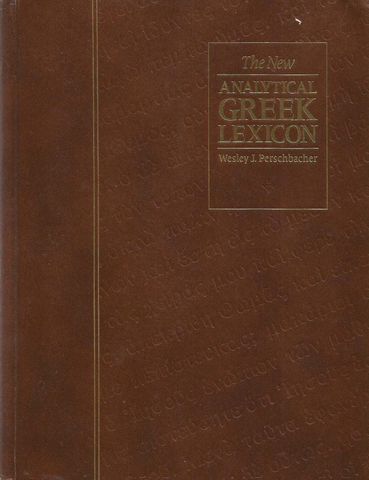 The New Analytical Greek Lexicon