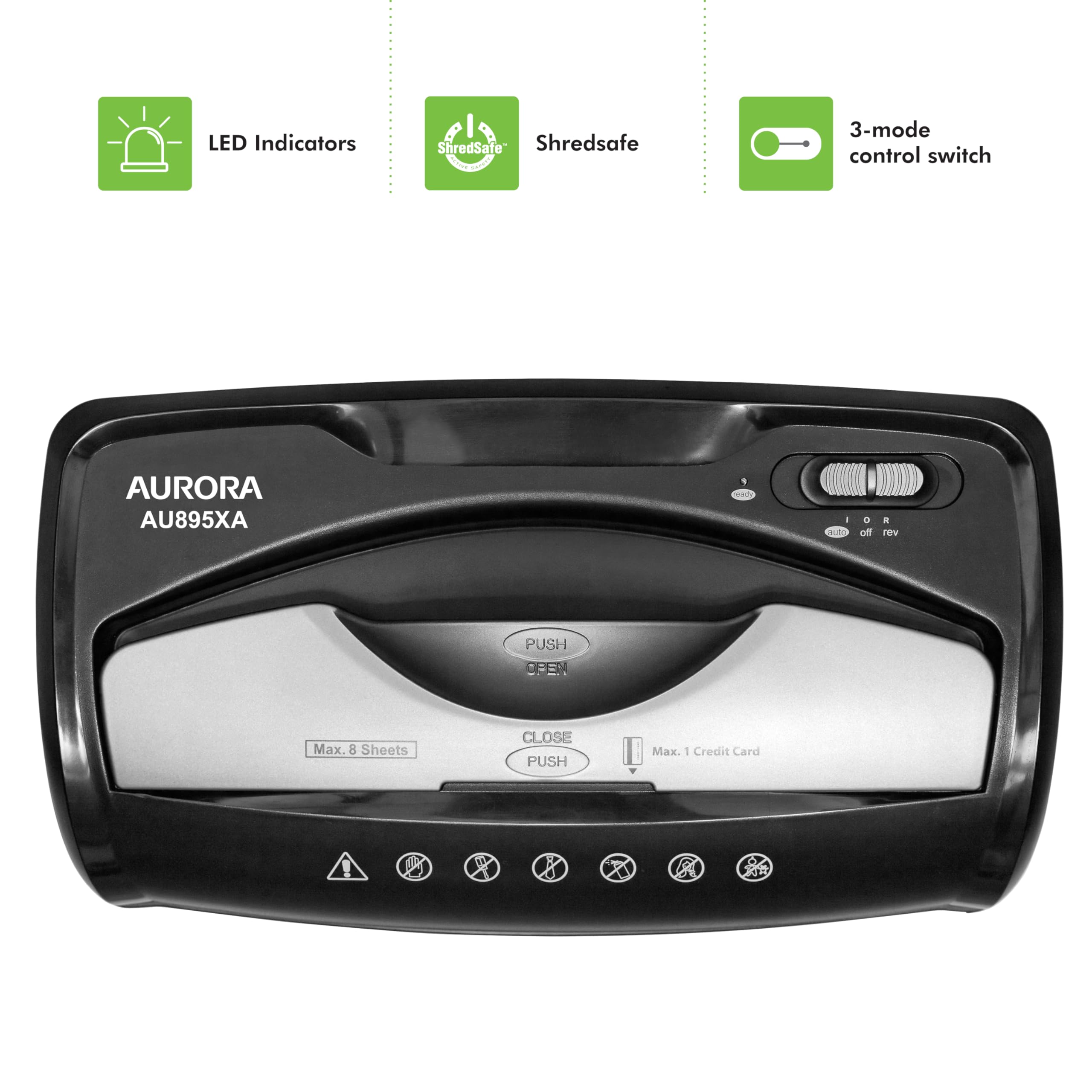 Amazon.com : Aurora AU895XA 8-Sheet Professional Cross-Cut