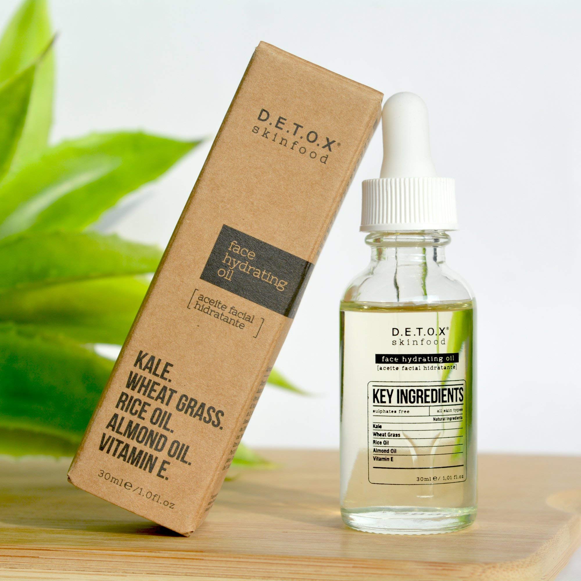 Detox Skinfood Face Hydrating Oil, Antioxidant Facial Oil with Glow Effect 30ml, 30 ml (Pack of 1) - Image 2