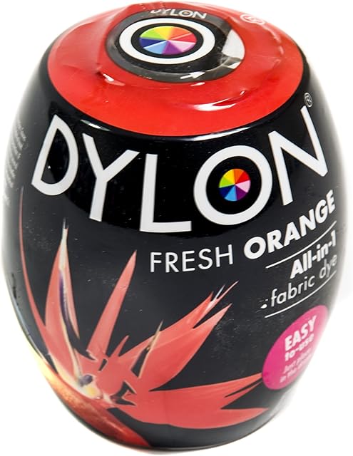 Dylon Machine Dye Pod Box of 3 Fresh Orange, 25 x 10 x 4 cm