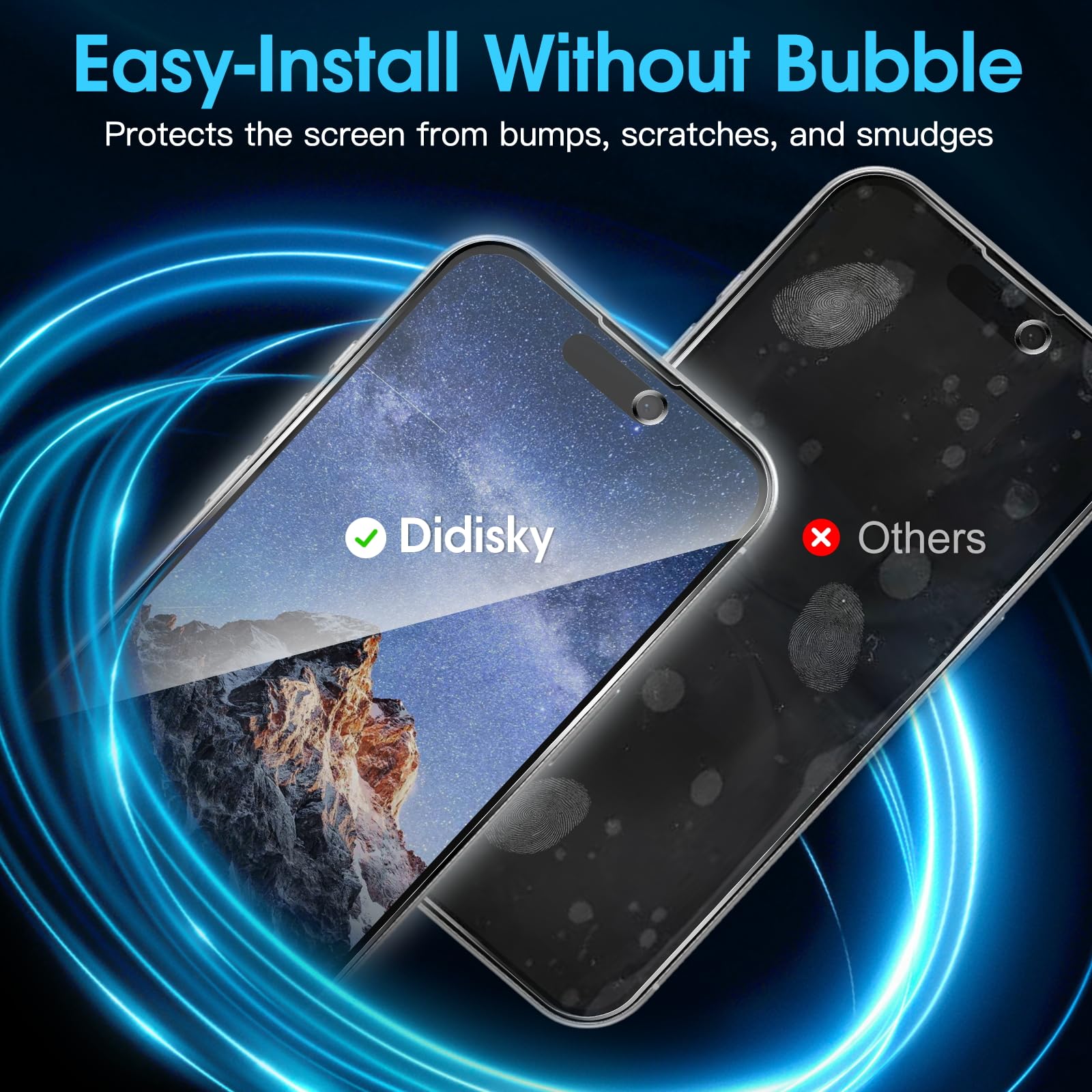 2-Pack Privacy Screen Protector For IPhone 16 Pro Max [Auto Alignment