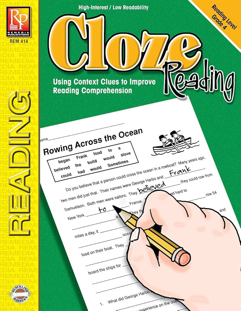 cloze-reading-reading-level-4-reproducible-activity-book-martha-c-reith-9781561752799-amazon-com-books for Free Printable Cloze Reading Passages Cloze Reading (Reading Level 4) | Reproducible Activity Book: Martha C. Reith: 9781561752799: Amazon.com: Books for Free Printable Cloze Reading Passages