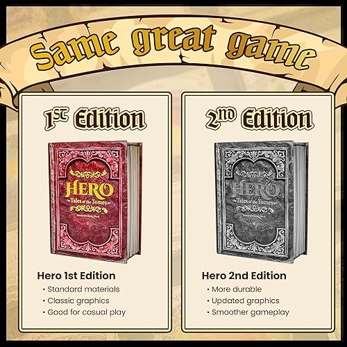 Miniatura 8 de Hero Tales of The Tomes - por Tomekeeper Entertainment - Juego de cartas de batalla para adolescentes y adultos - Baraja comunitaria - Sin