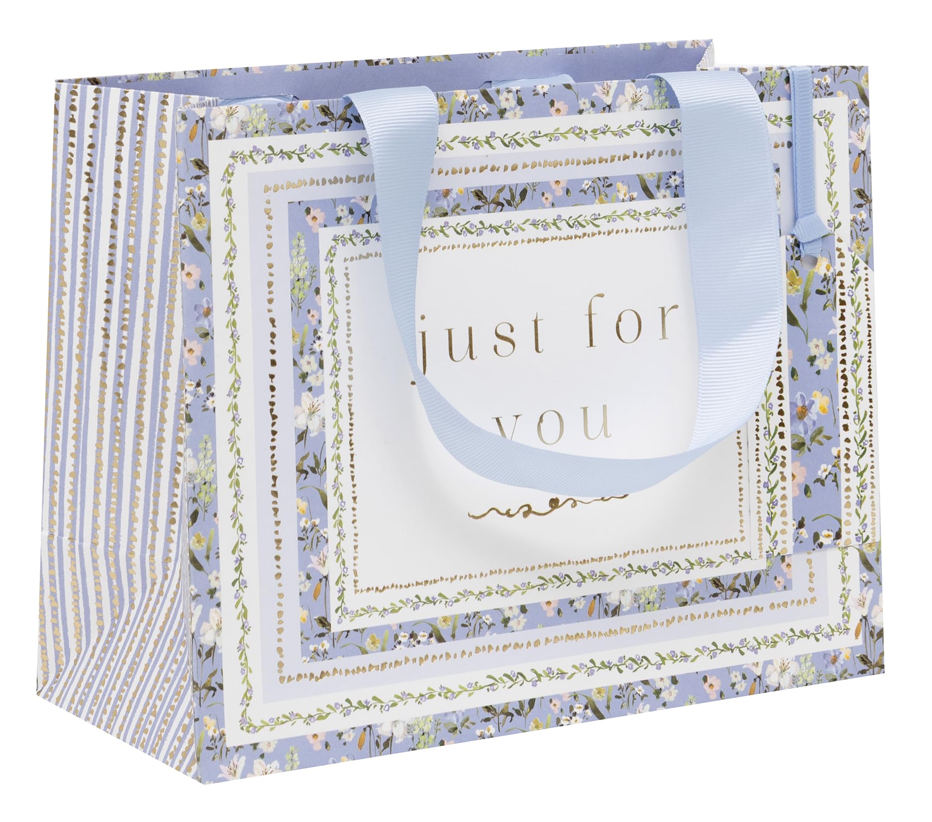 Glick Medium Landscape Gift Bag - Meadow Whisper Design - 225 x 175 x 100mm