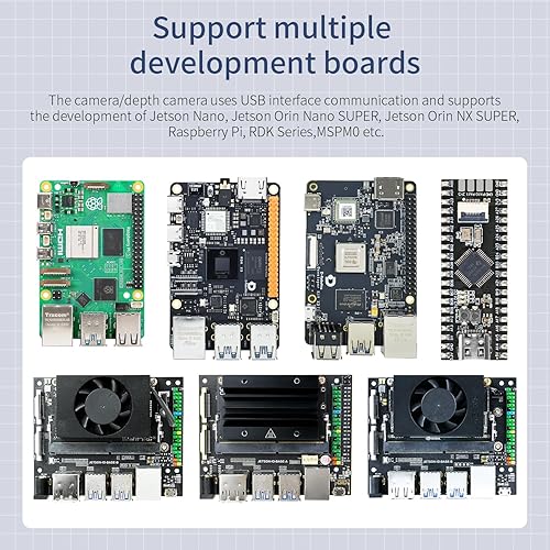 Miniatura 3 de Yahboom Servo digital multi-ángulo de dirección cardán eléctrico 2 grados de libertad DOF cámara PTZ con luz LED para bricolaje robot coche (2DOF