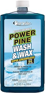 STAR BRITE Power Pine Boat Wash & Wax Super Concentrate - Makes 96 Gallons - 32 OZ (094732)
