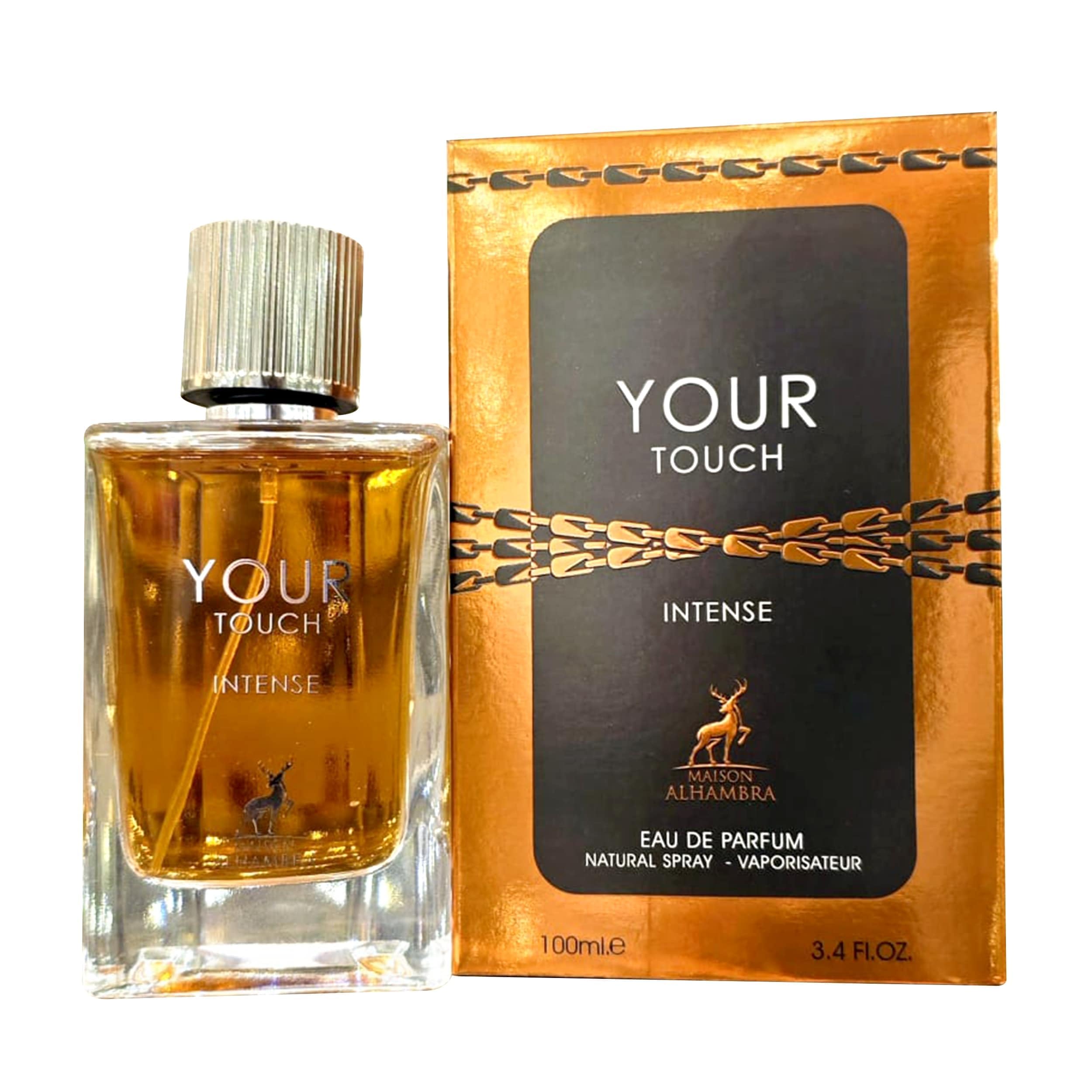 Your Touch Intense by Maison Alhambra for Men - 3.4 oz EDP Spray