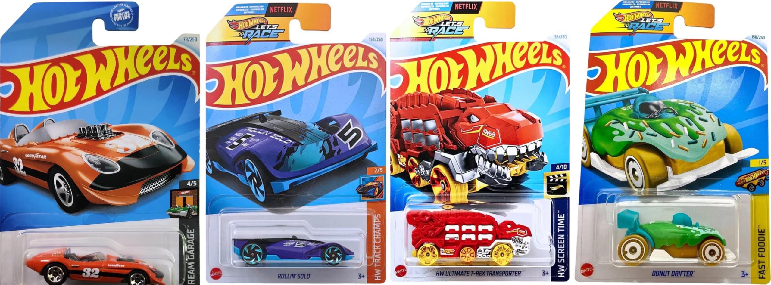 Hot Wheels 2017年コレクターエディション 4台セット Hot Wheels 1:64 Scale Mainline Basic Car – Pack of 4 (Assorted