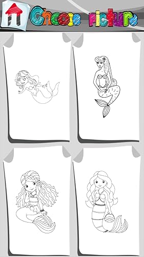 Mermaid Coloring Book