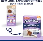 Couches pour chats Hartz Comfitables, taille S, 16 unités, ajustement confortable et sécurisé, faciles à mettre