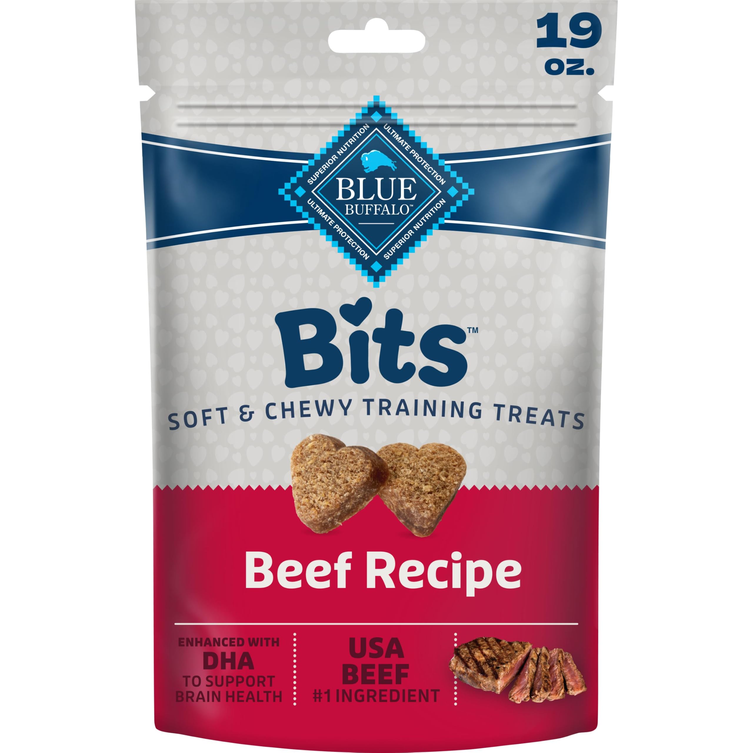 Blue Buffalo Bits Beef Soft and Chewy Dog Treats