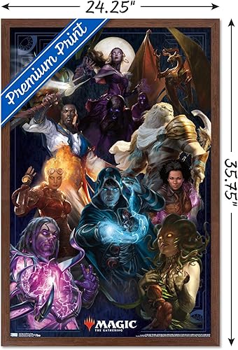 Miniatura 7 de Trends International Magic The Gathering - Póster de pared de grupo, 14.725 x 22.375 pulgadas, versión premium sin marco
