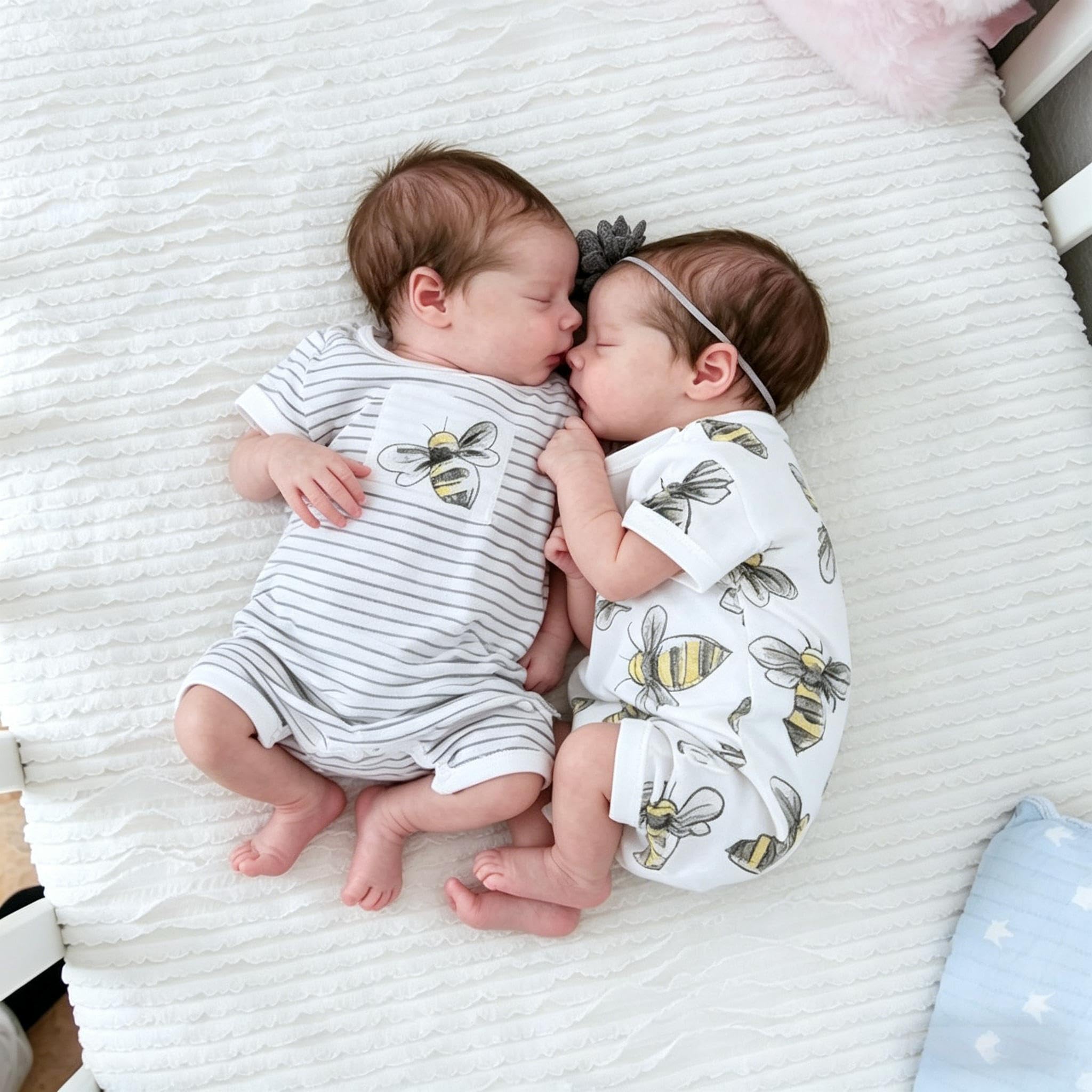 RXDOLL Reborn Baby Dolls Twins silikonowe pełne ciało winyl chłopiec i dziewczynka realistyczna lalka bobas wodoodporne realistyczne bliźnięta niemowlęta prawdziwe życie pełne silikonowe lalki Reborn